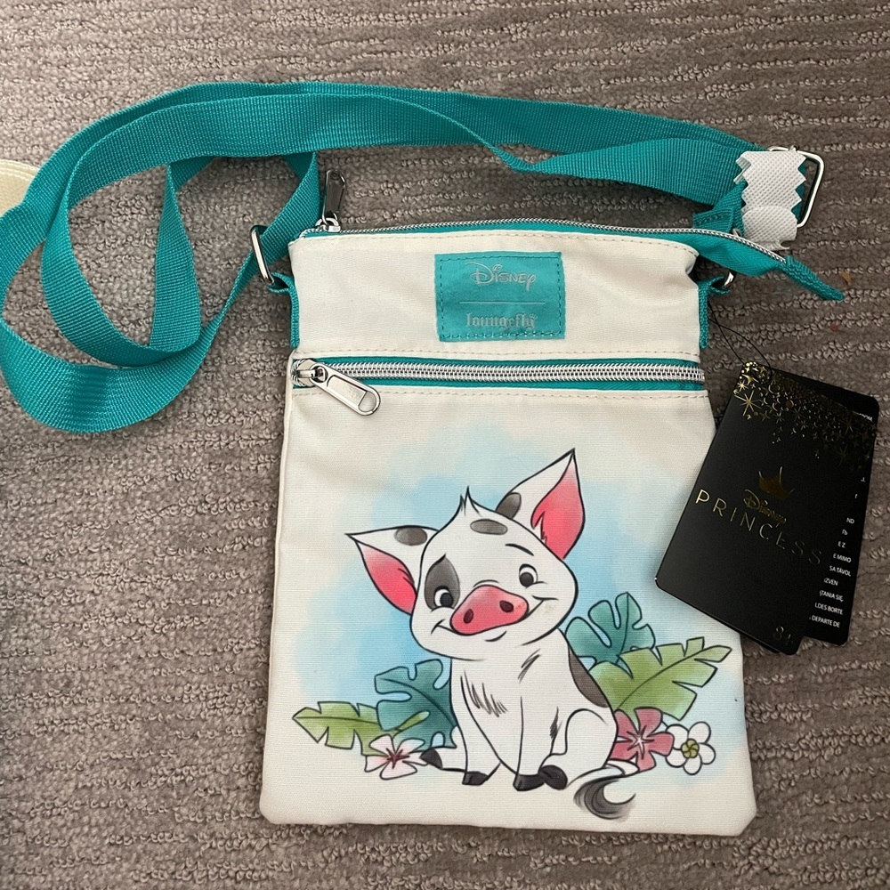 Disney Moana Pua Loungefly Crossbody Passport bag